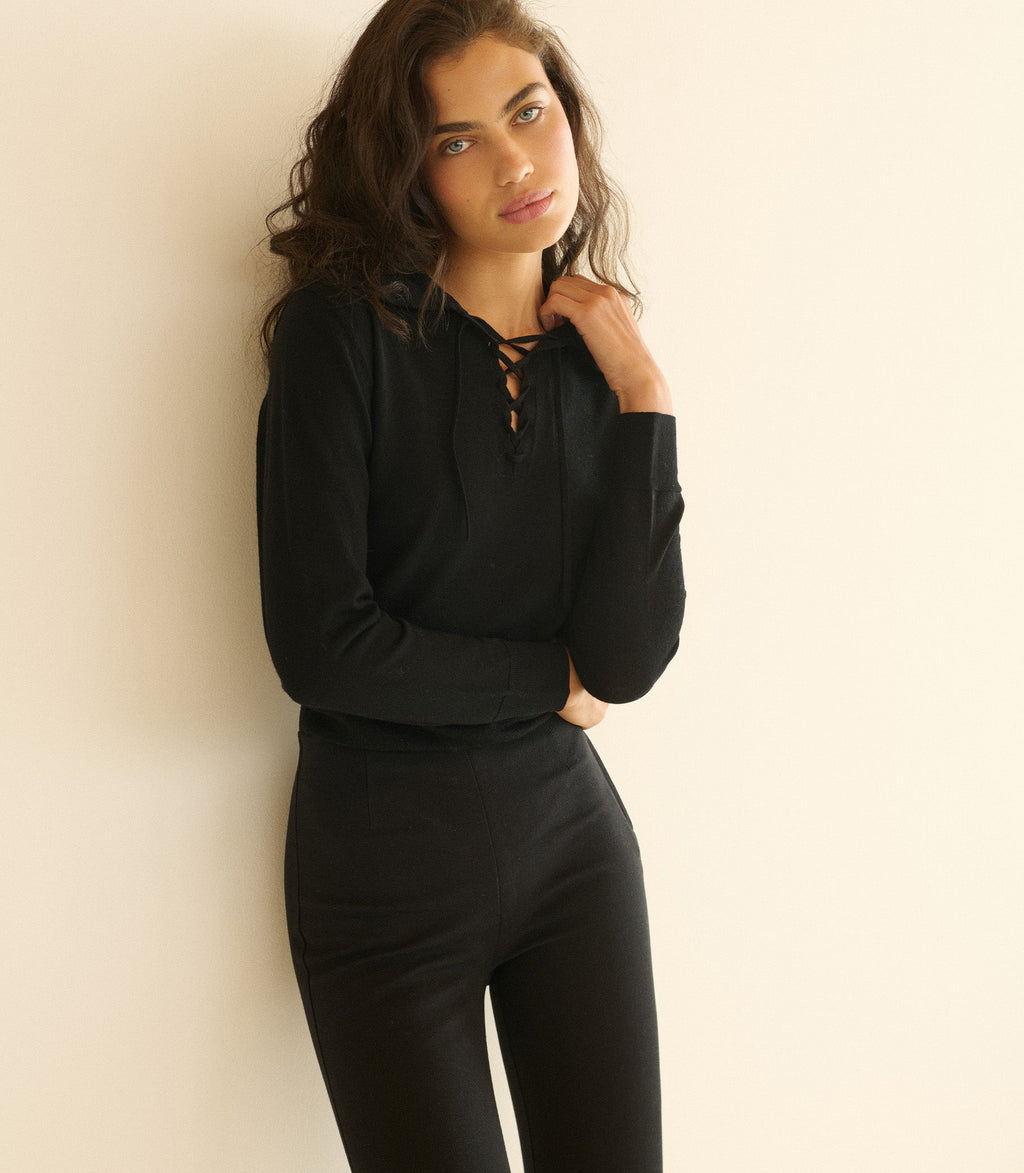 HMD -- LULA CAPRI PANT -- BLACK