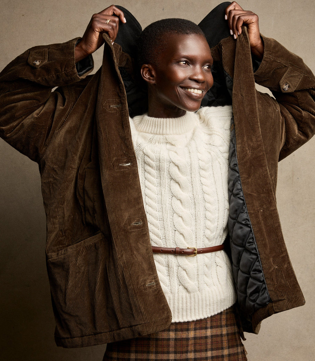 MARLOWE CASHMERE SWEATER -- IVORY